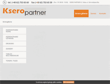Tablet Screenshot of kseropartner.net.pl